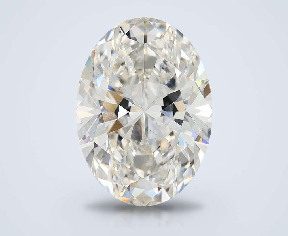 7.57 Carat Oval Lab Diamond