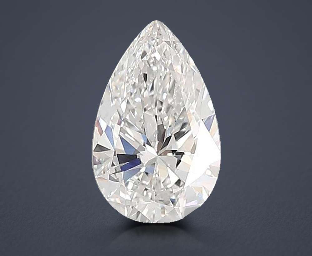 3.00 Carat Pear Lab Diamond