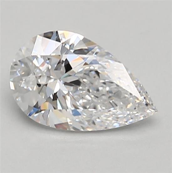 0.66ct D IF Rare Carat Ideal Cut Pear Lab Grown Diamond