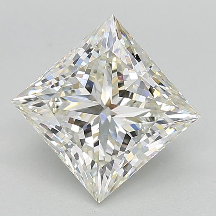 4.09ct I VS1 Rare Carat Ideal Cut Princess Lab Grown Diamond
