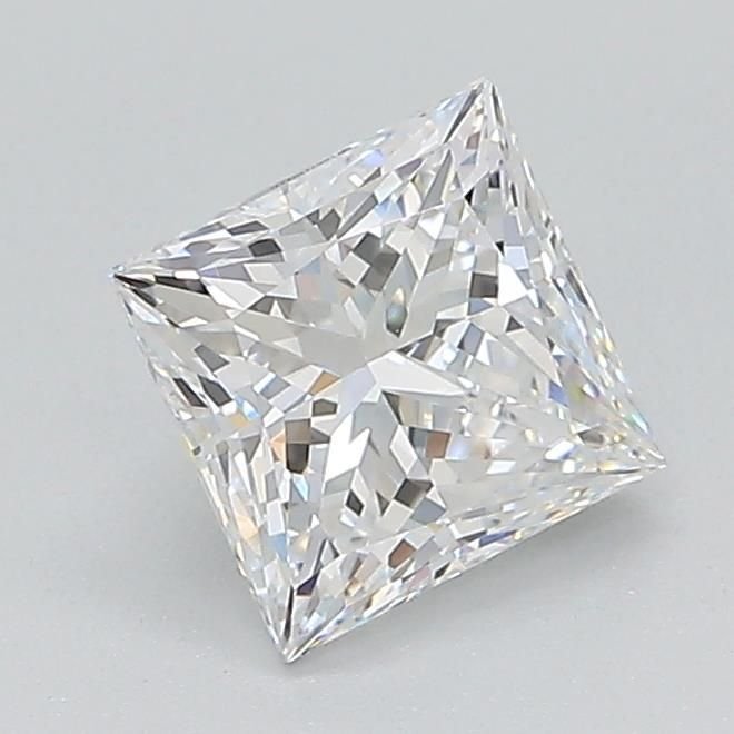 1.09ct D VVS2 Rare Carat Ideal Cut Princess Lab Grown Diamond
