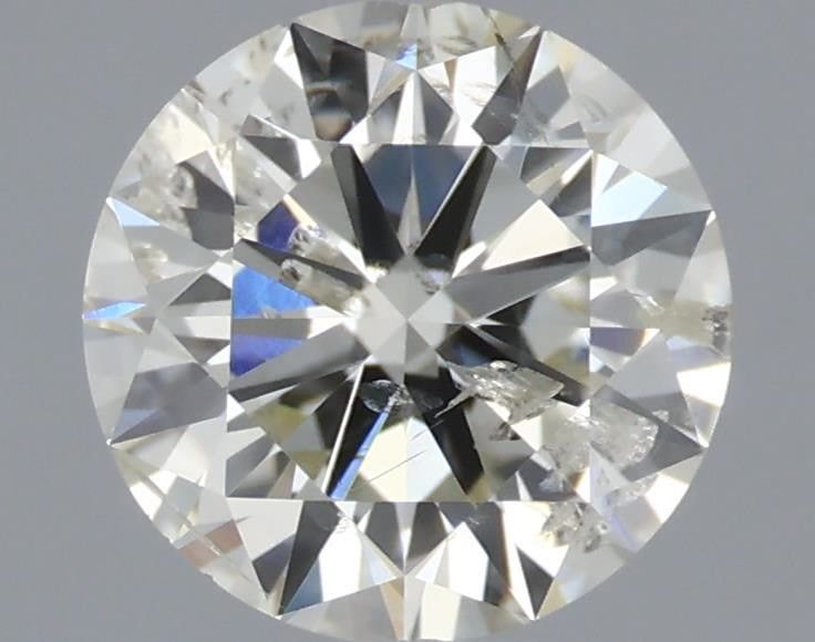 0.59ct K SI2 Rare Carat Ideal Cut Round Diamond