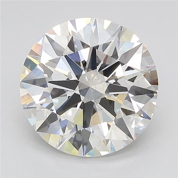 4.02ct F VS2 Rare Carat Ideal Cut Round Lab Grown Diamond