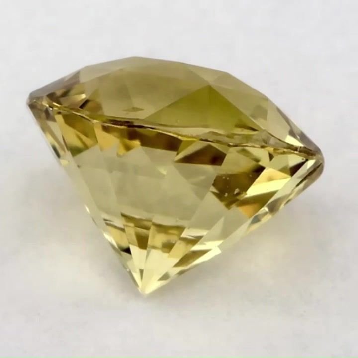 1.97 Carat Yellow Oval Sapphire