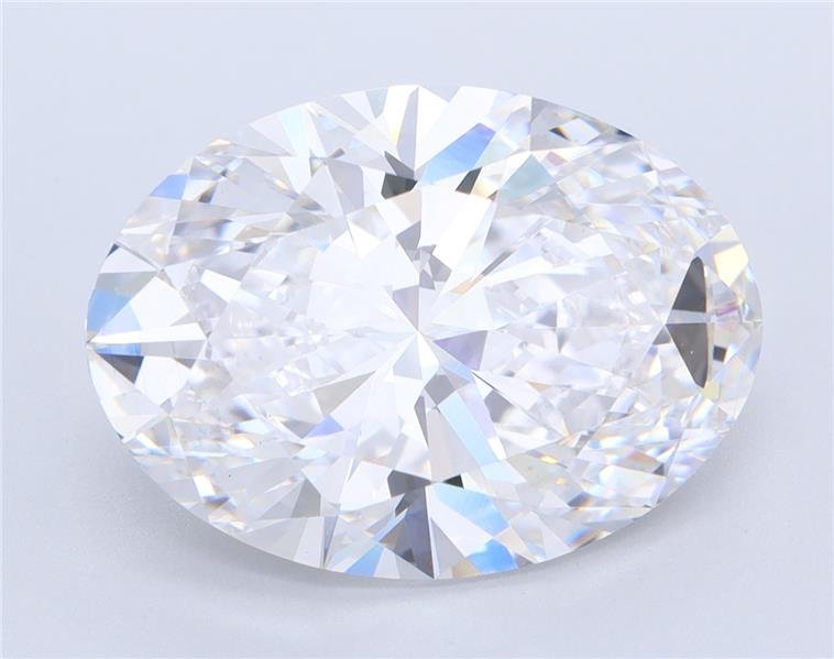 6.52ct F VS1 Rare Carat Ideal Cut Oval Lab Grown Diamond