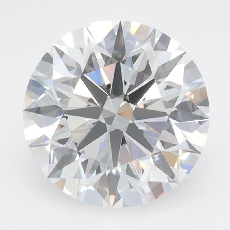 2.66ct D VVS2 Rare Carat Ideal Cut Round Lab Grown Diamond