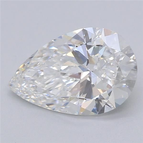 1.27ct E VVS2 Rare Carat Ideal Cut Pear Lab Grown Diamond