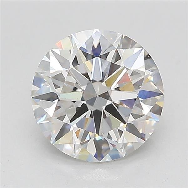 1.57ct F VS1 Rare Carat Ideal Cut Round Lab Grown Diamond