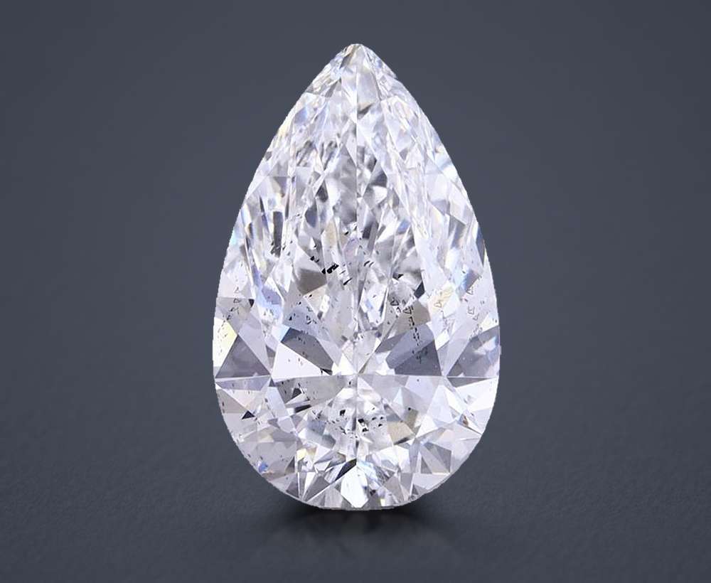 2.93 Carat Pear Lab Diamond