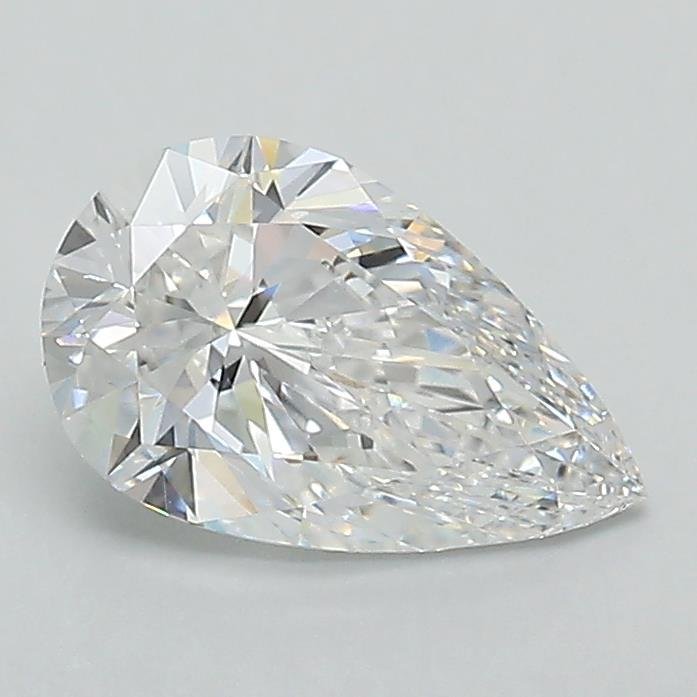 1.04ct D VVS2 Rare Carat Ideal Cut Pear Lab Grown Diamond