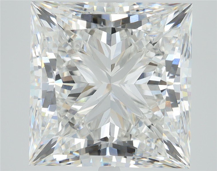 8.23ct F VS1 Rare Carat Ideal Cut Princess Lab Grown Diamond