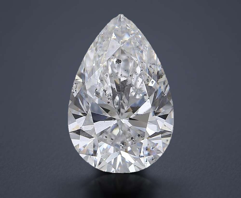 3.25 Carat Pear Natural Diamond