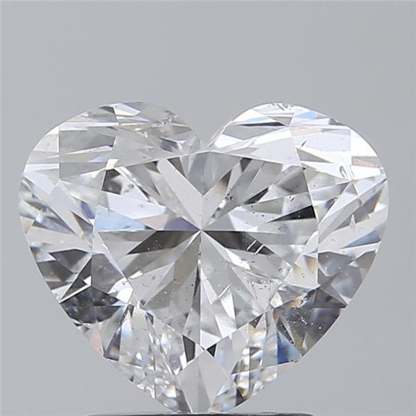 2.08ct D SI2 Rare Carat Ideal Cut Heart Diamond