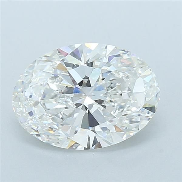 3.05ct F VVS2 Rare Carat Ideal Cut Oval Lab Grown Diamond