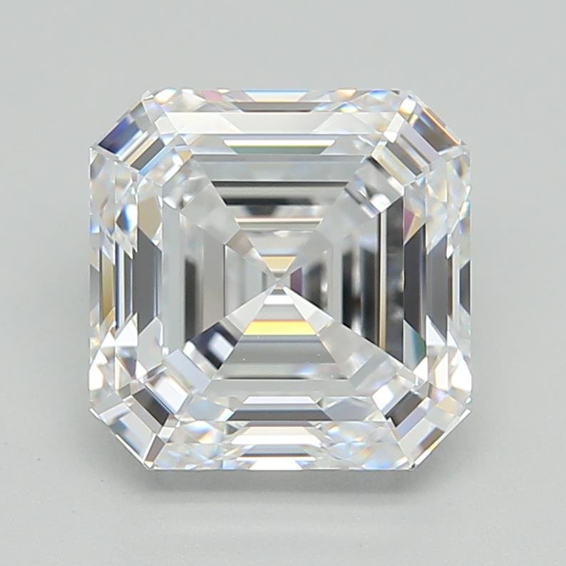 3.52ct D VVS2 Rare Carat Ideal Cut Asscher Lab Grown Diamond
