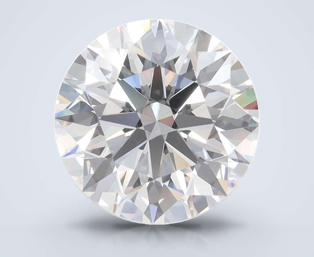4.08 Carat Round Lab Diamond
