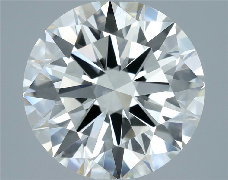 2.90ct J VVS1 Excellent Cut Round Diamond