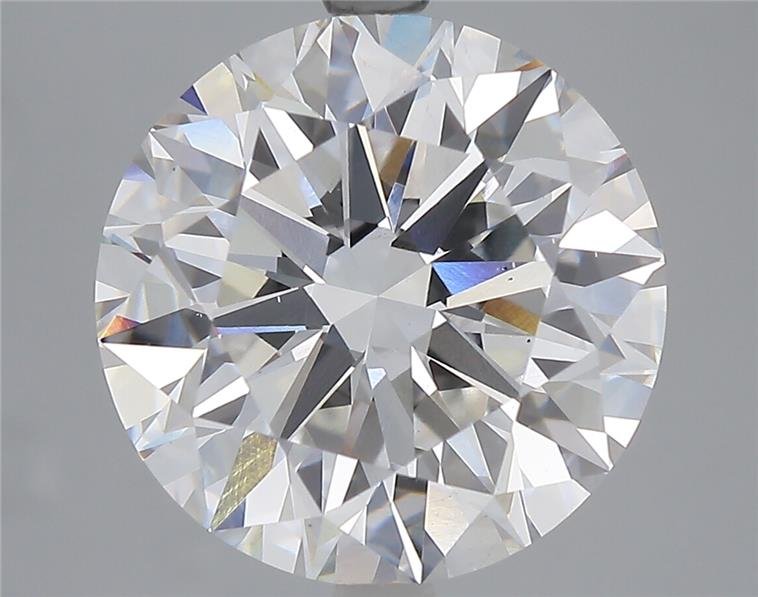 6.01ct F VS1 Excellent Cut Round Lab Grown Diamond