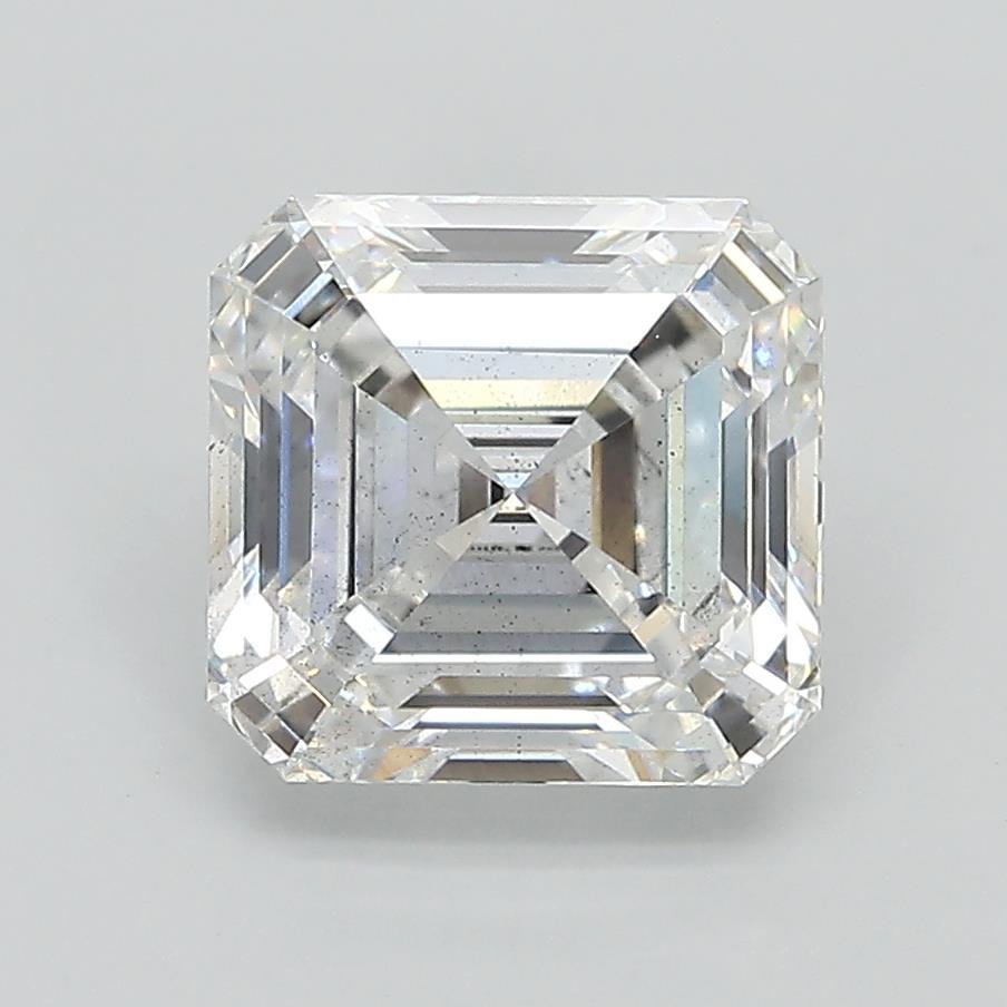 2.55ct F SI1 Rare Carat Ideal Cut Asscher Lab Grown Diamond