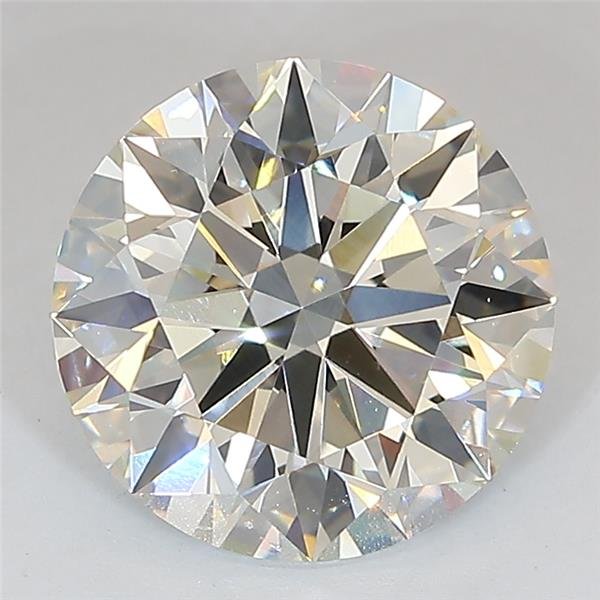 3.13ct J VS1 Rare Carat Ideal Cut Round Lab Grown Diamond