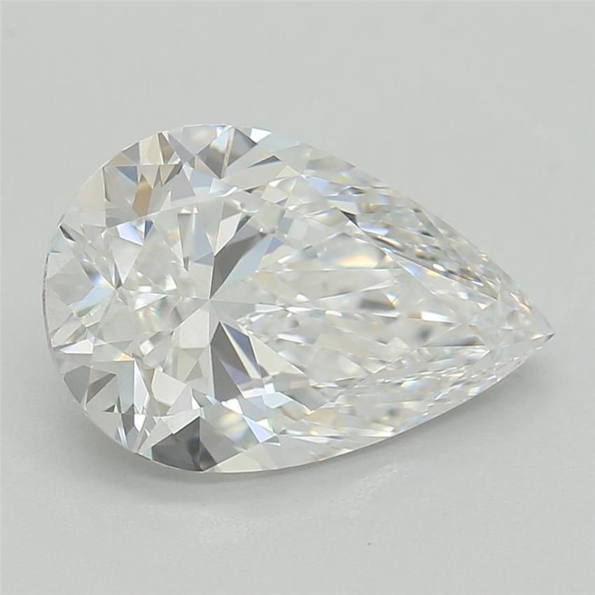 1.39ct D VS2 Rare Carat Ideal Cut Pear Lab Grown Diamond