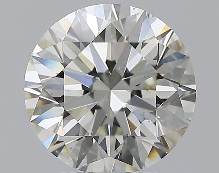 2.65ct K SI1 Rare Carat Ideal Cut Round Diamond