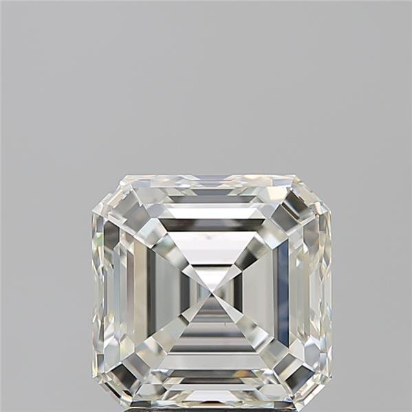 3.01ct J VS2 Rare Carat Ideal Cut Asscher Diamond