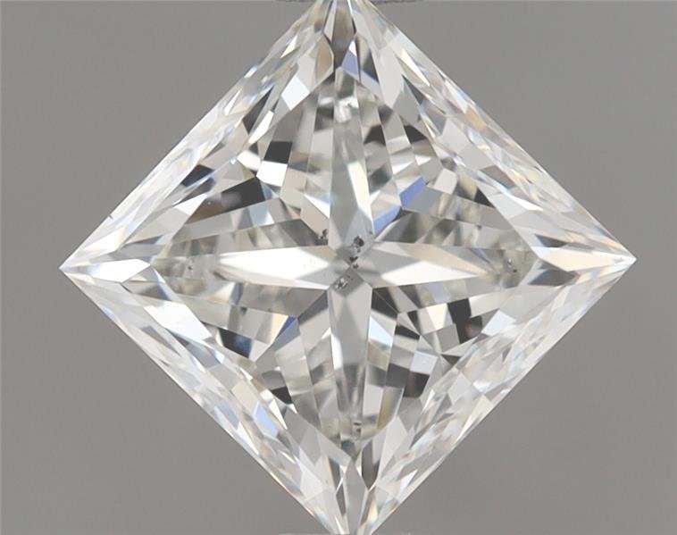 0.91ct H SI1 Rare Carat Ideal Cut Princess Diamond