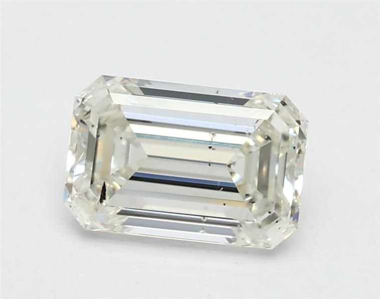 0.90ct I SI2 Rare Carat Ideal Cut Emerald Lab Grown Diamond