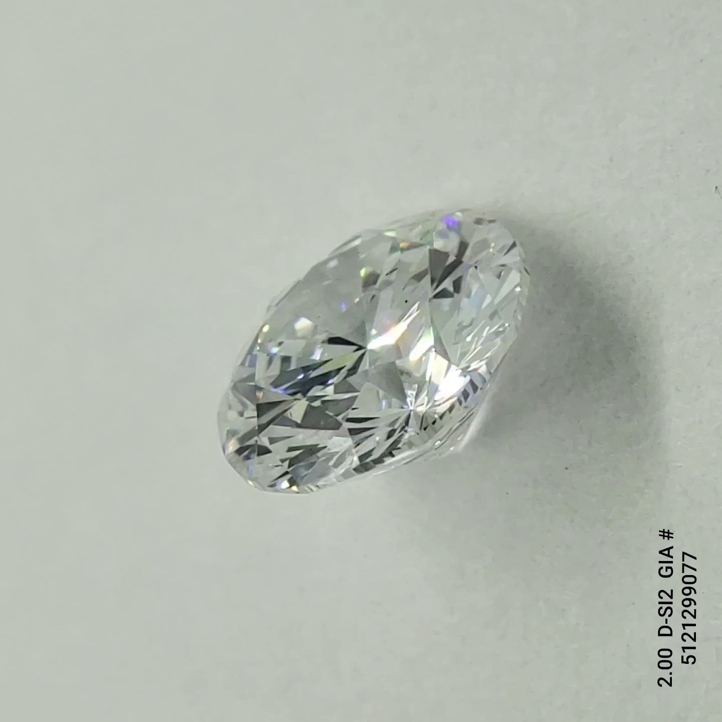 2.00ct D SI2 Good Cut Round Diamond