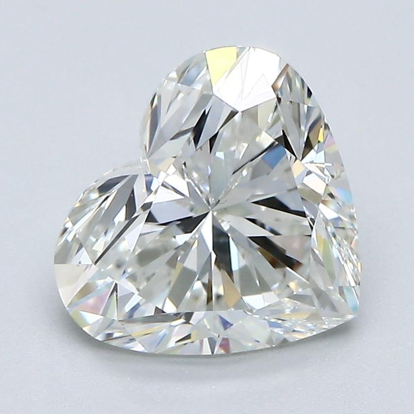 2.05ct I SI1 Rare Carat Ideal Cut Heart Diamond