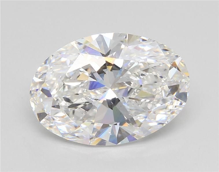 6.04ct E VS2 Rare Carat Ideal Cut Oval Lab Grown Diamond