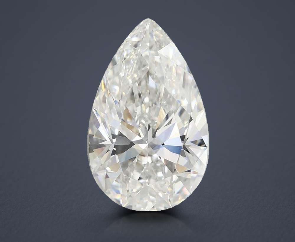 7.05 Carat Pear Lab Diamond