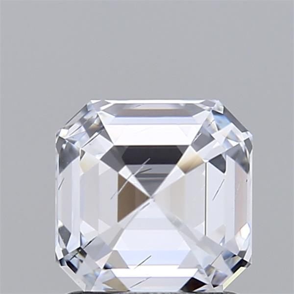 1.46ct F SI1 Rare Carat Ideal Cut Asscher Lab Grown Diamond