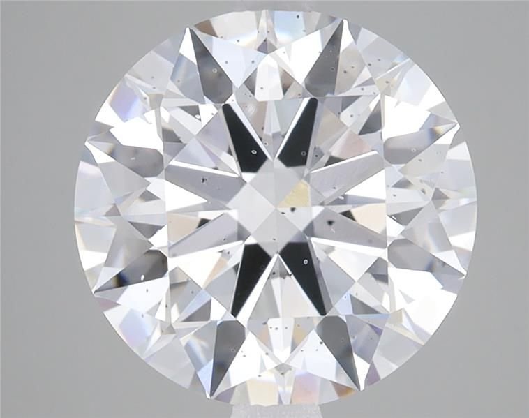 5.10ct F SI1 Rare Carat Ideal Cut Round Lab Grown Diamond