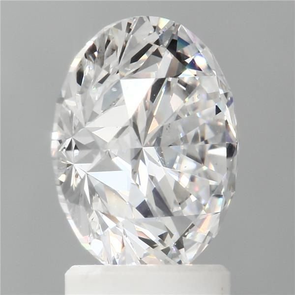 3.06ct D SI1 Rare Carat Ideal Cut Round Diamond