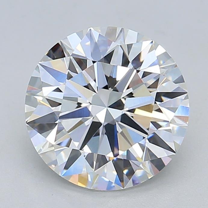 2.58ct E VVS2 Rare Carat Ideal Cut Round Lab Grown Diamond