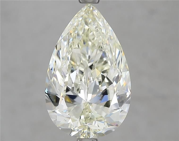 4.00ct J SI1 Rare Carat Ideal Cut Pear Diamond