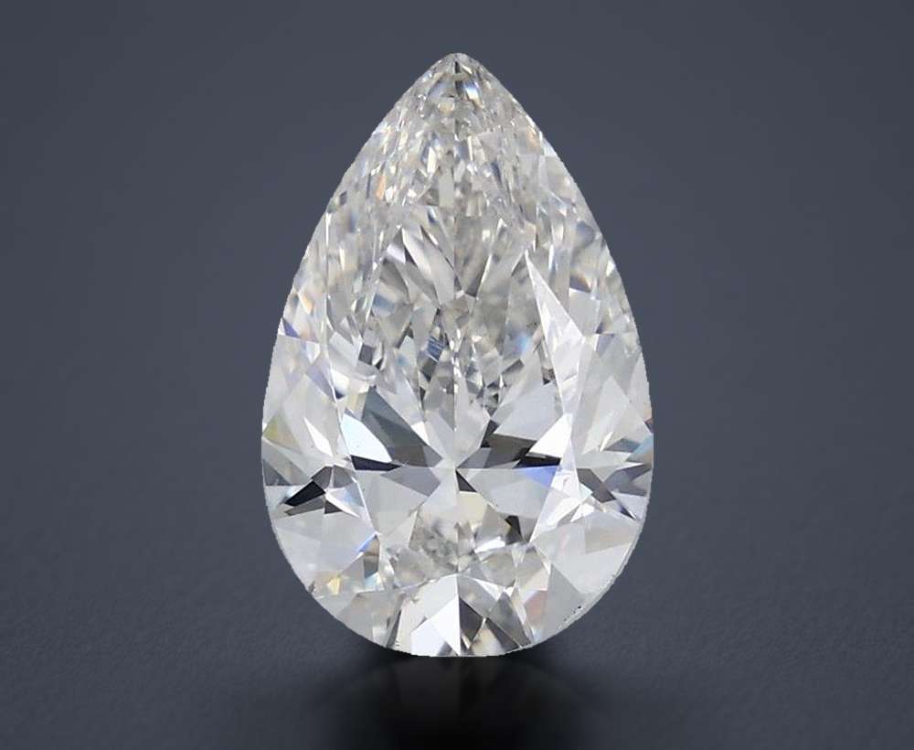 3.99 Carat Pear Lab Diamond
