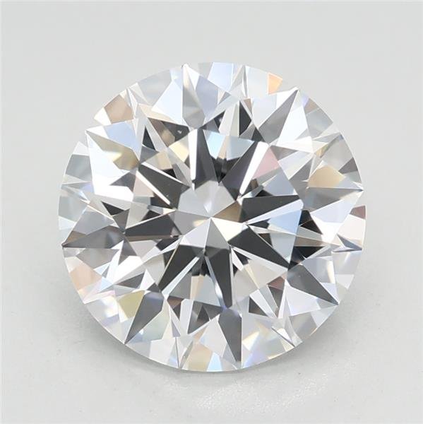 2.07ct D VVS1 Rare Carat Ideal Cut Round Lab Grown Diamond