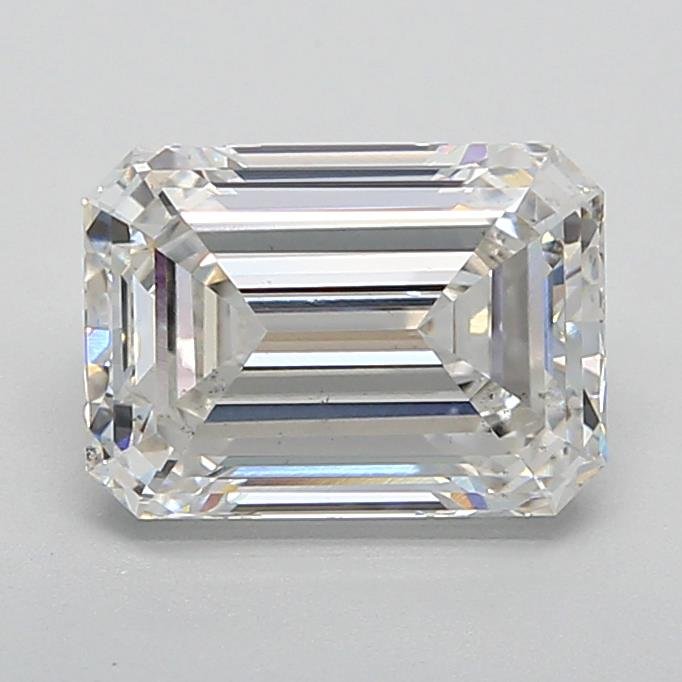 3.00ct F VS2 Rare Carat Ideal Cut Emerald Lab Grown Diamond