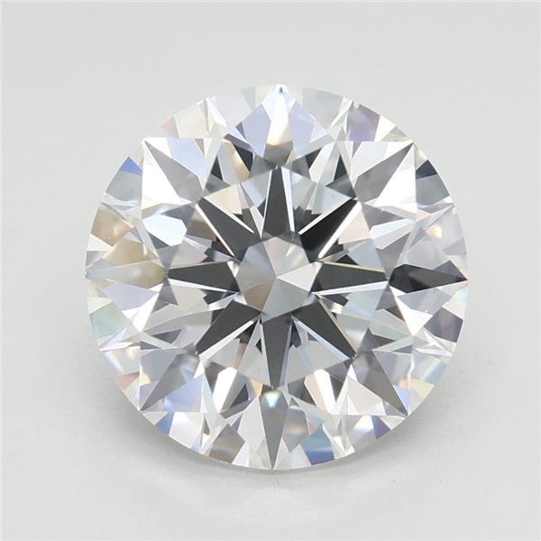 2.59ct D VVS2 Rare Carat Ideal Cut Round Lab Grown Diamond