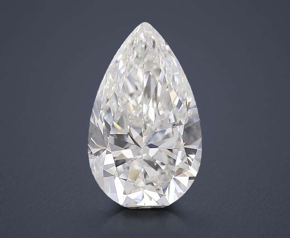0.87 Carat Pear Lab Diamond