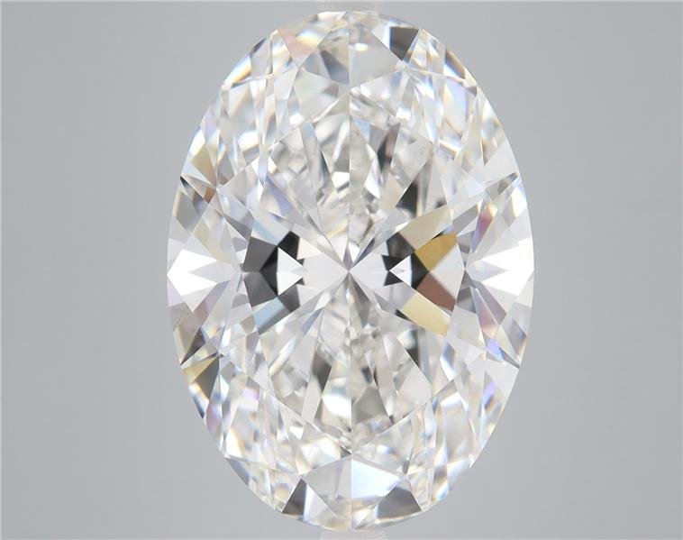 10.63ct F VS2 Rare Carat Ideal Cut Oval Lab Grown Diamond