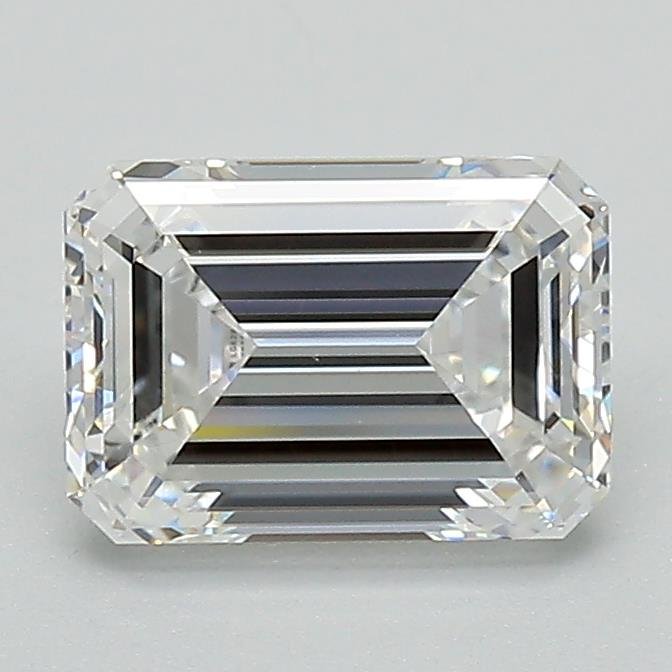 1.51ct E VS2 Excellent Cut Emerald Lab Grown Diamond