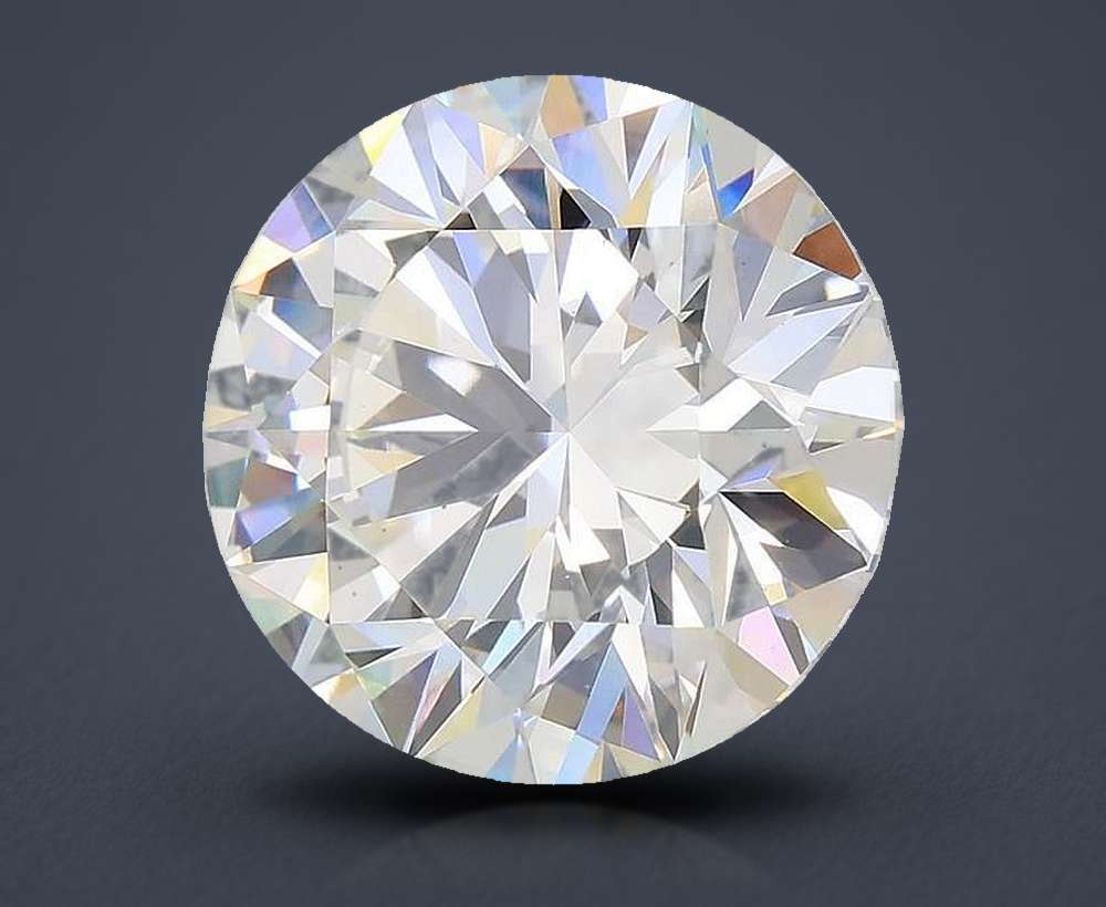 5.54 Carat Round Lab Diamond