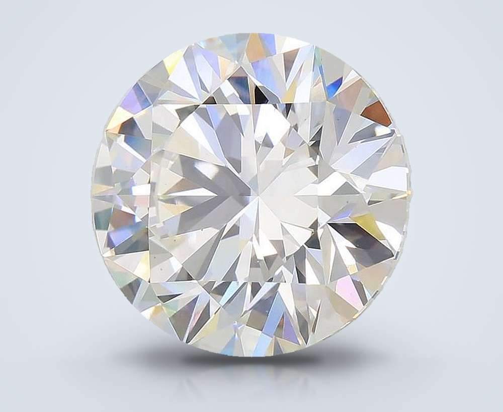 5.54 Carat Round Lab Diamond