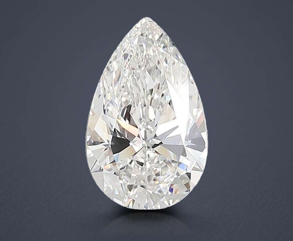 7.03 Carat Pear Lab Diamond
