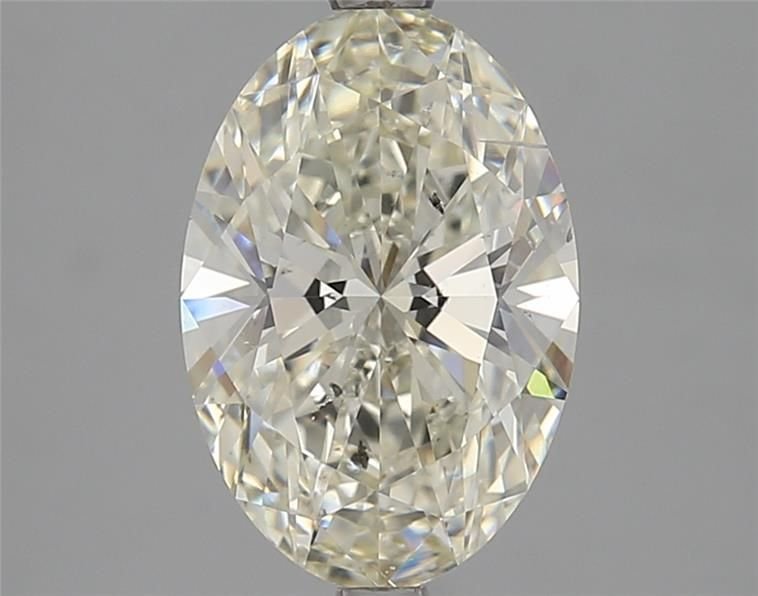 2.70ct J SI2 Rare Carat Ideal Cut Oval Diamond