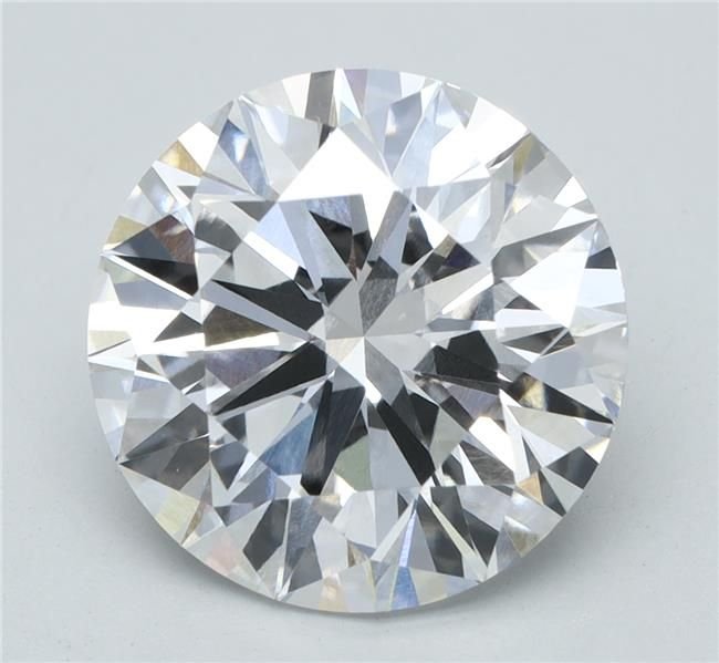 4.18ct F VVS1 Rare Carat Ideal Cut Round Lab Grown Diamond